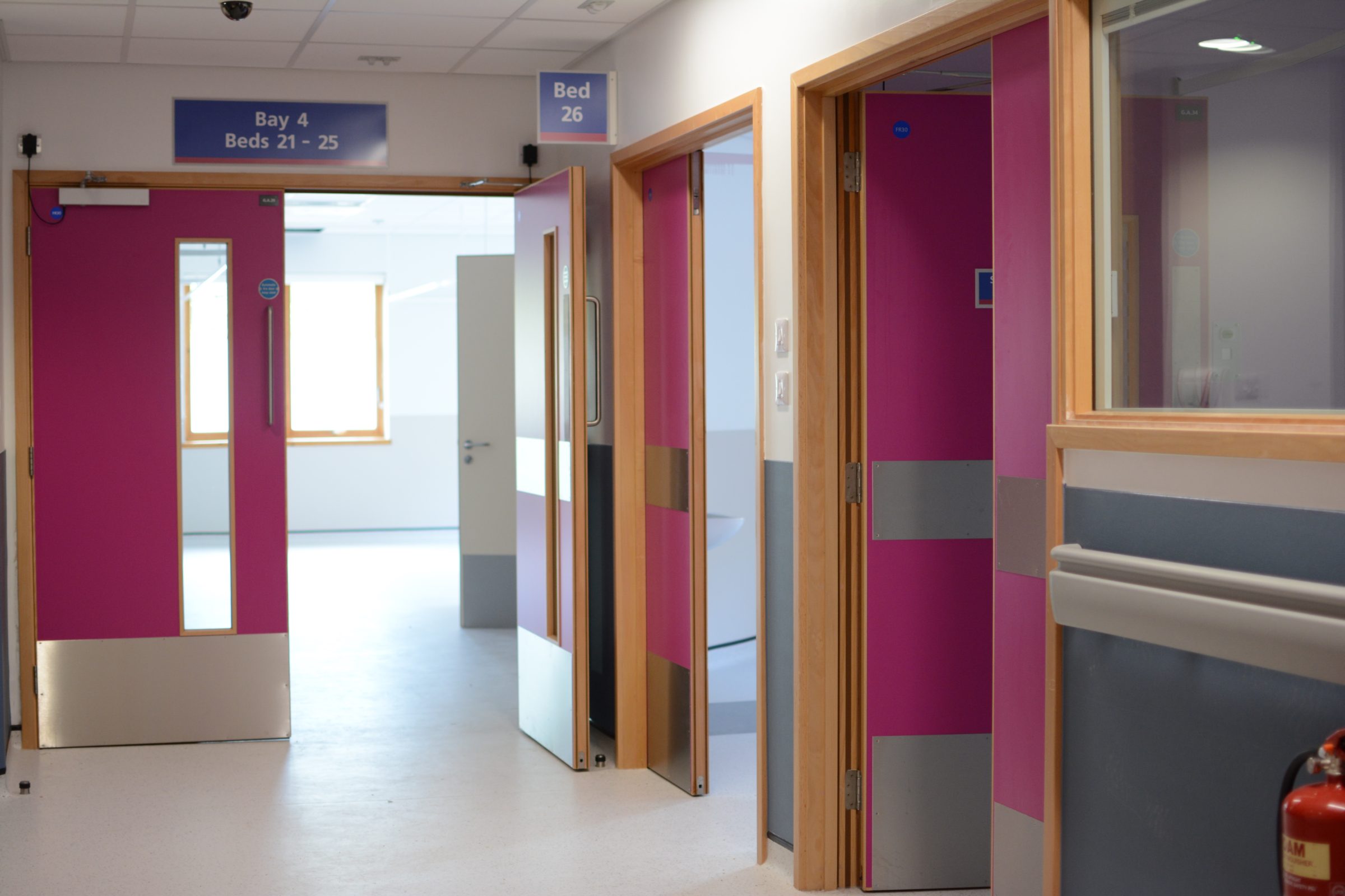 Worthing Hospital Fire Doors