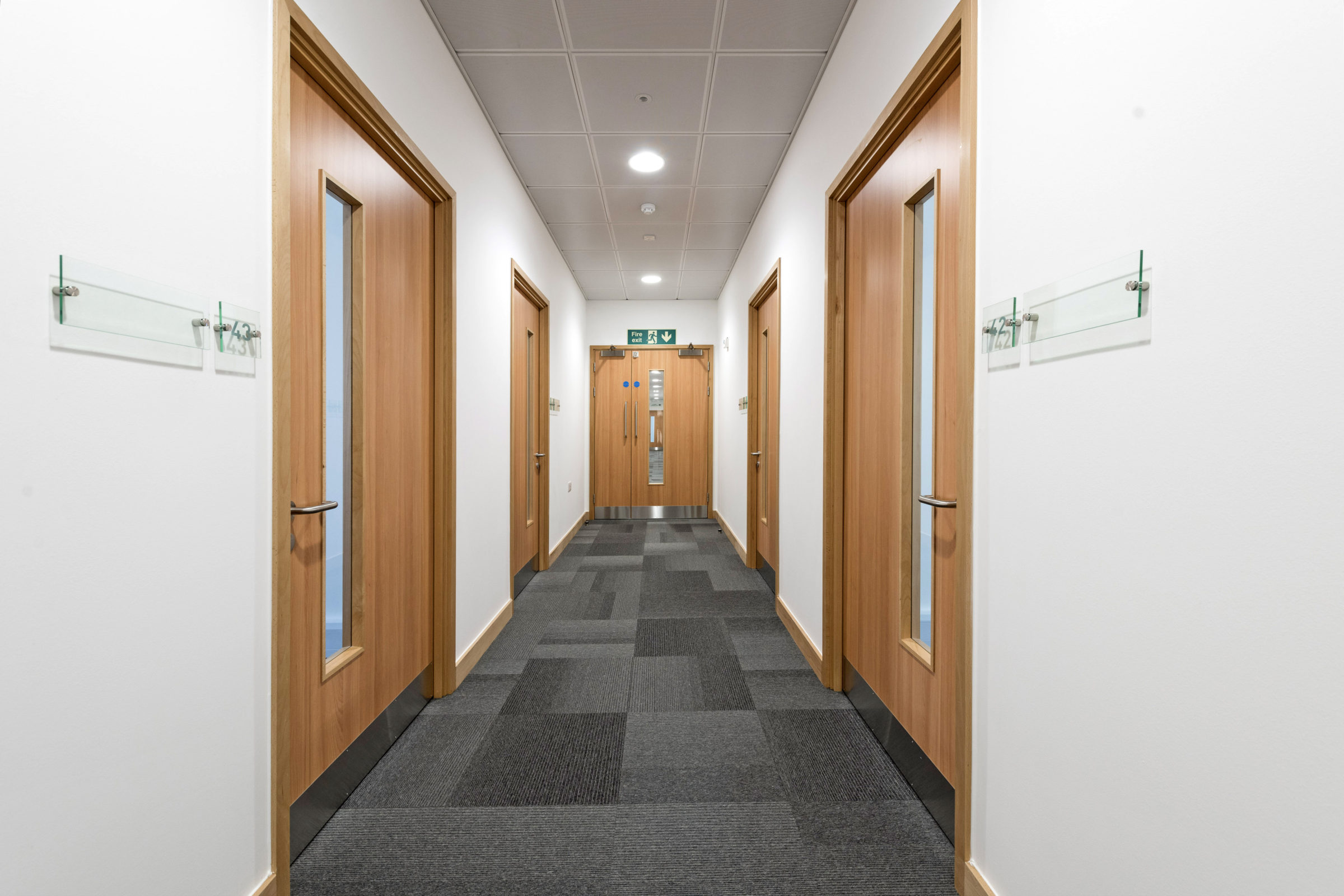 Laminate fire doors supplied and installed at Fareham Innovation Centre