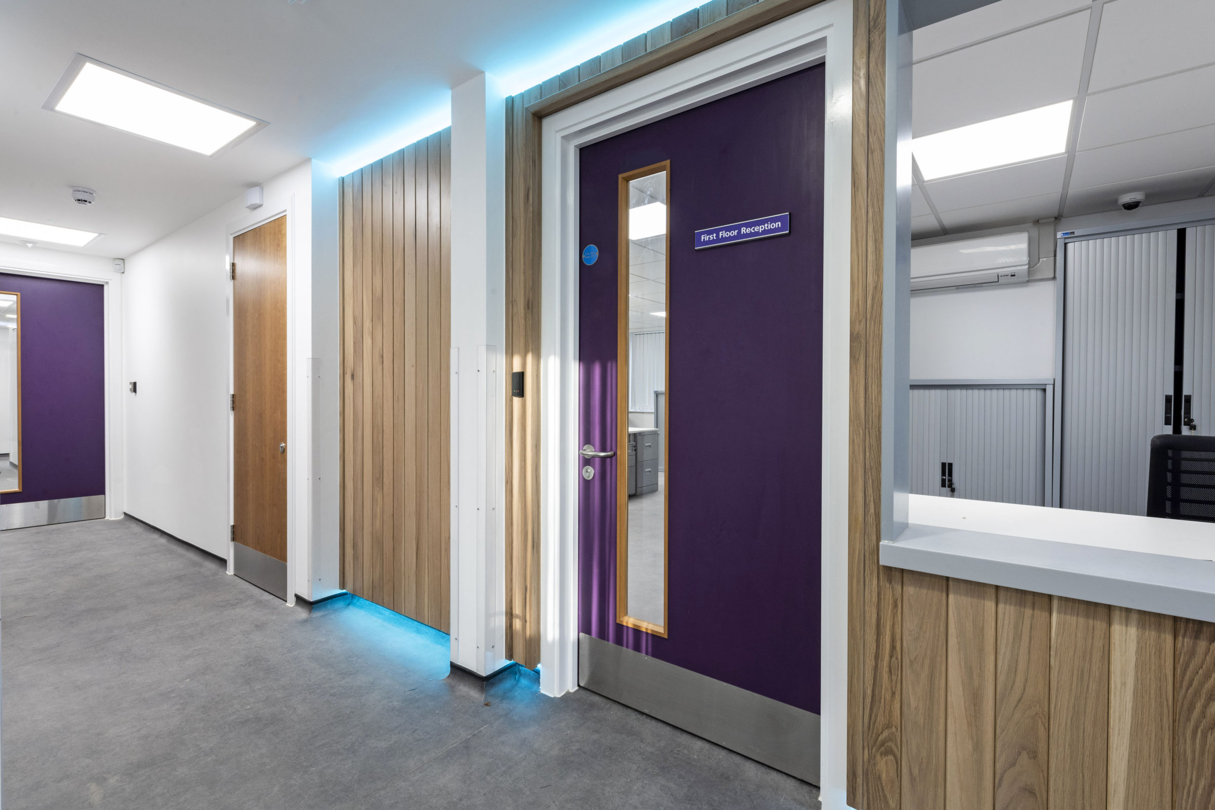 Ahmarra Manufactured Fire Doorsets with Ironmongery for Wellington Health Centre