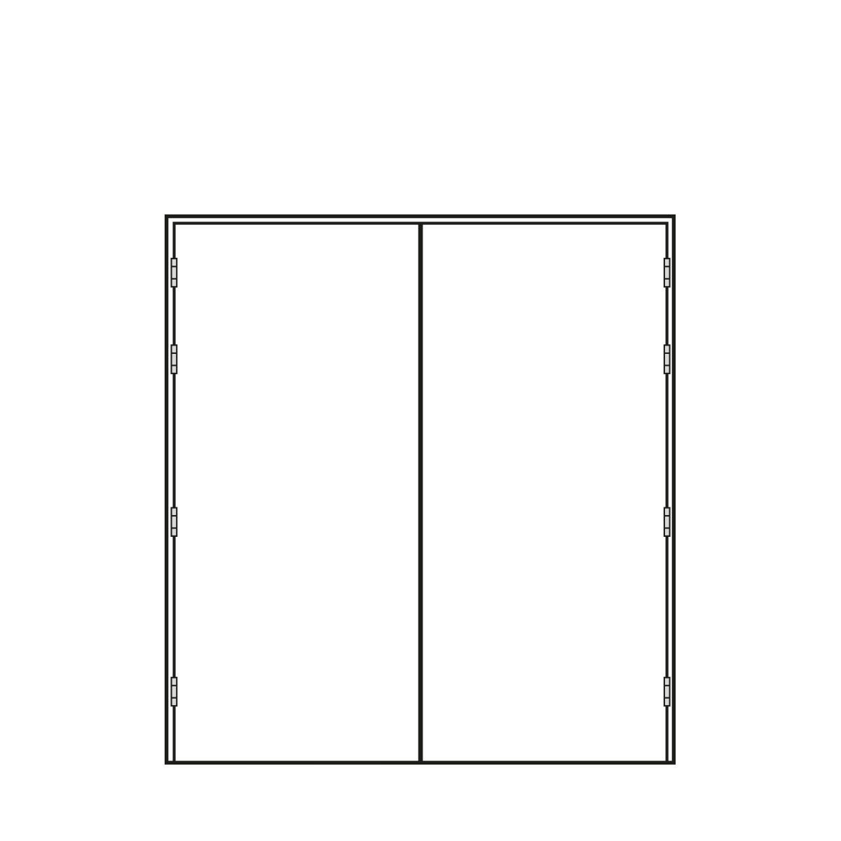 Door Configuration - Equal Pair Doorset - Code EP