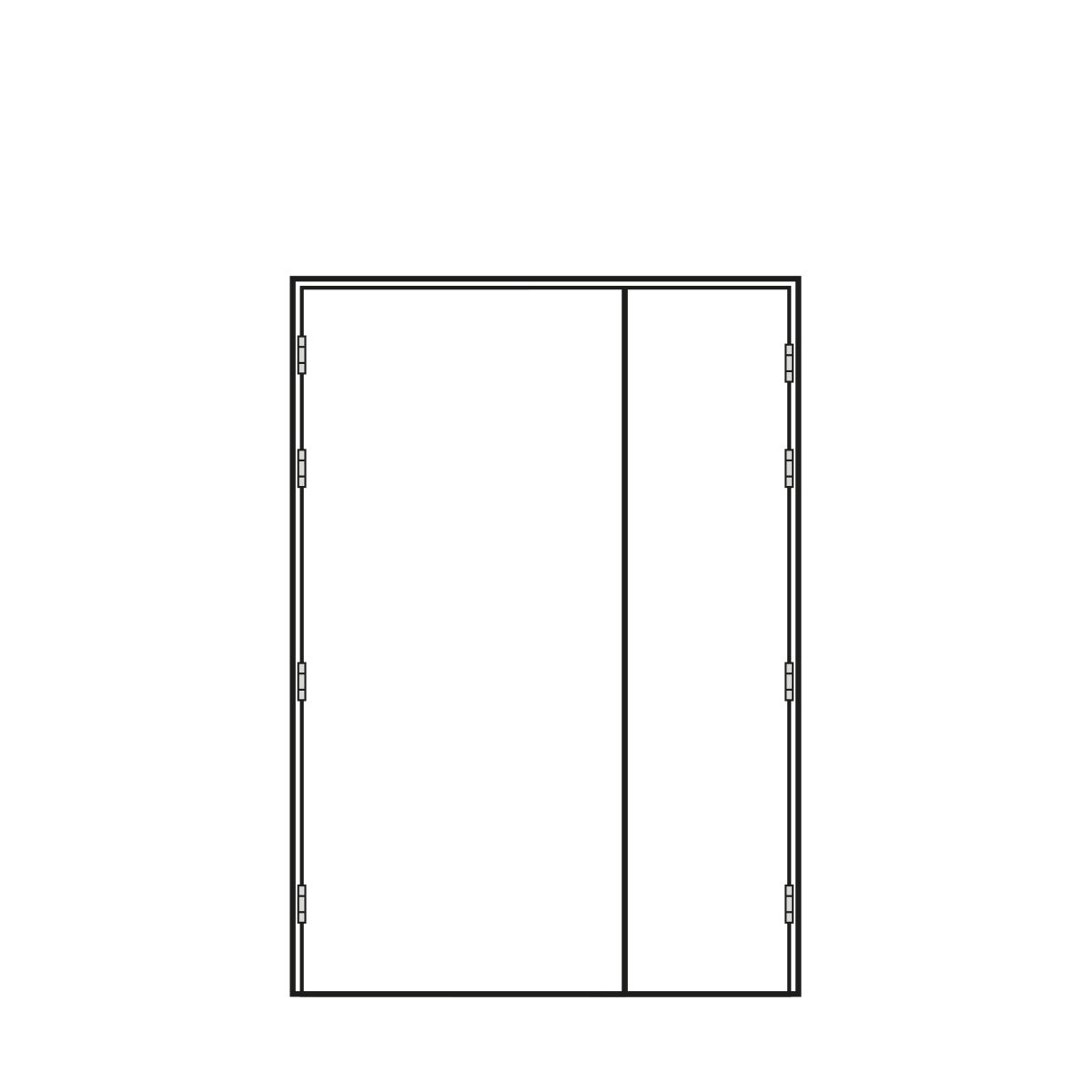 Door Configuration - Unequal Pair Doorset - Code UP