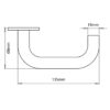 Safety Lever Handle Dimensions