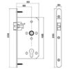 Heavy Duty Latch Lock Diagram