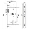 Heavy Duty Night Latch Lock Diagram