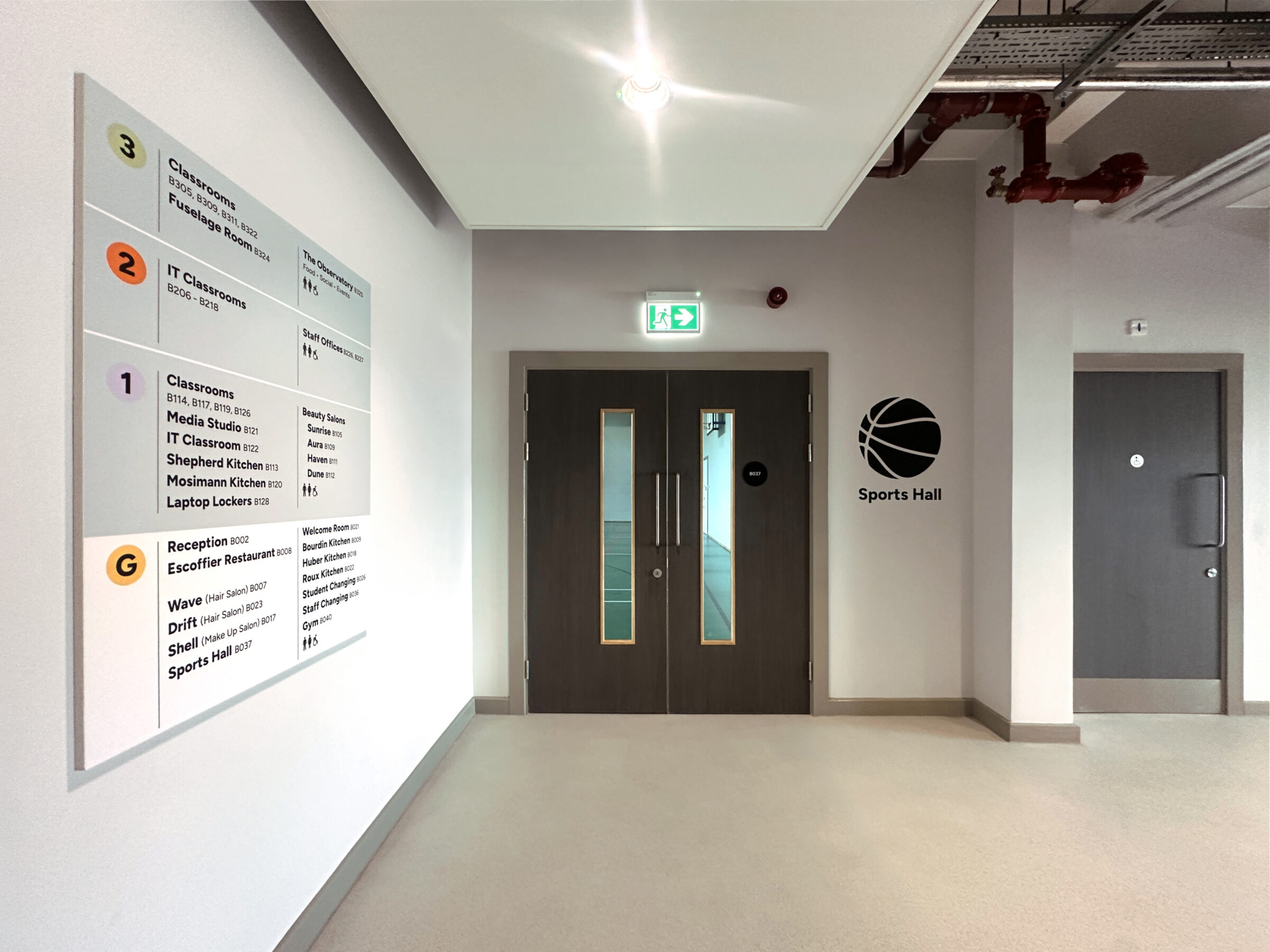 Fire Doors Manufactured by Ahmarra for Bournemouth & Poole College’s Lansdowne Campus